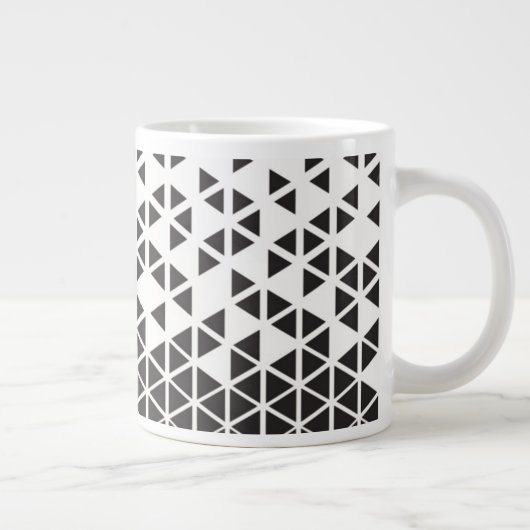 Grande Tasse Conception géométrique Abstraite (Droite)