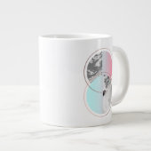 Grande Tasse Conception géométrique de l'ardoise en marbre (Devant droit)