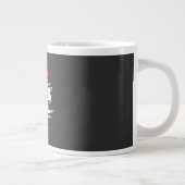 Grande Tasse Conception Graphique de Silhouette de Baseball – F (Droite)