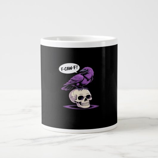 Grande Tasse Conception graphique d'humour d'Halloween crâne de (Devant)