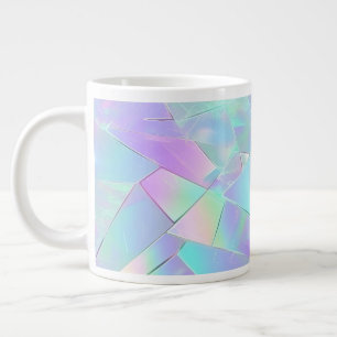 Grande Tasse Conception iridescente sarcelle et violet