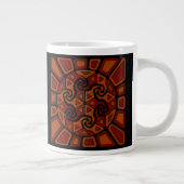 Grande Tasse Conception joyeuse du soleil (Droite)