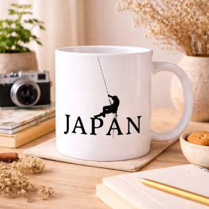 Grande Tasse Conception minimaliste de grimpeur de corde japona