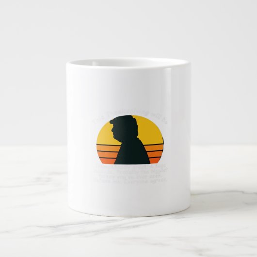 Grande Tasse Conception Trumsgiving (Devant)