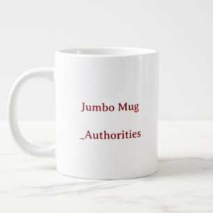 Grande Tasse Concevez Votre Propre Géant