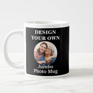 Grande Tasse Concevez votre propre photo noire