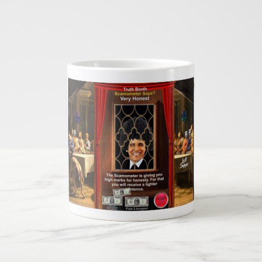 Grande Tasse confessions d'un président sur un stand de vérité (Devant)