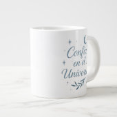 Grande Tasse Confía en el Universo ✨ | Celestial Silver Design (Devant droit)