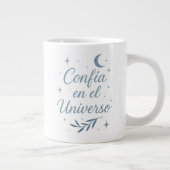 Grande Tasse Confía en el Universo ✨ | Celestial Silver Design (Droite)