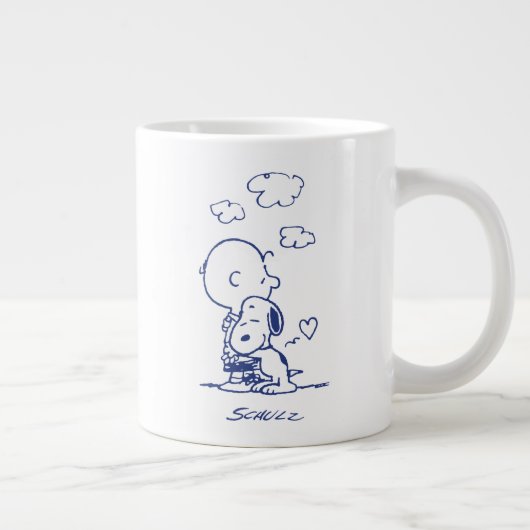 Grande Tasse Confort et sécurité | Charlie & Snoopy Hug (Droite)