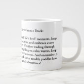 Grande Tasse Conseil Drôle D'Un Canard (Droite)