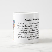 Grande Tasse Conseil Drôle D'Un Chien (Devant)