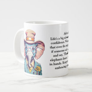 Grande Tasse Conseil Drôle D'Un Éléphant