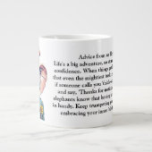 Grande Tasse Conseil Drôle D'Un Éléphant (Devant)