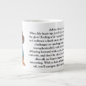 Grande Tasse Conseil Drôle D'Un Lizard (Devant)