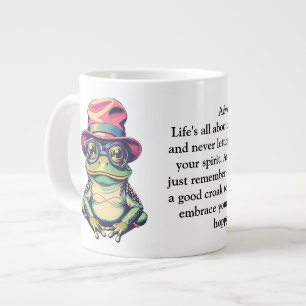 Grande Tasse Conseil Drôle D'Une Grenouille