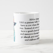 Grande Tasse Conseil Drôle D'Une Vache (Devant)