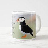Grande Tasse Conseil d'un design Puffin (Devant droit)