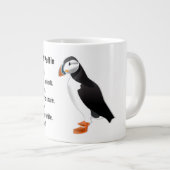 Grande Tasse Conseil d'un design Puffin (Devant droit)