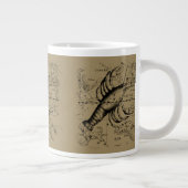 Grande Tasse Constellation du cancer par Hevelius vers 1690 (Droite)