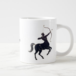 Grande Tasse Constellation du Sagittaire - Art linéaire du zodi