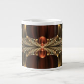 Grande Tasse Construction d'Imaginaires Art Fractal Abstrait br (Devant)