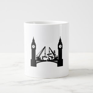Grande Tasse Construction épique d'un pont à tour horloge à Lon