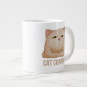 Grande Tasse Contrôle des chats (Devant droit)