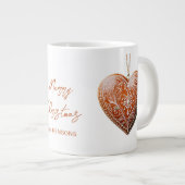 Grande Tasse Cookie de Noël rustique Décoré traditionnel (Devant droit)