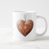 Grande Tasse Cookie de Noël rustique Décoré traditionnel (Droite)