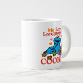 Grande Tasse Cookie Monster | Citation de la Saint Valentin (Devant droit)