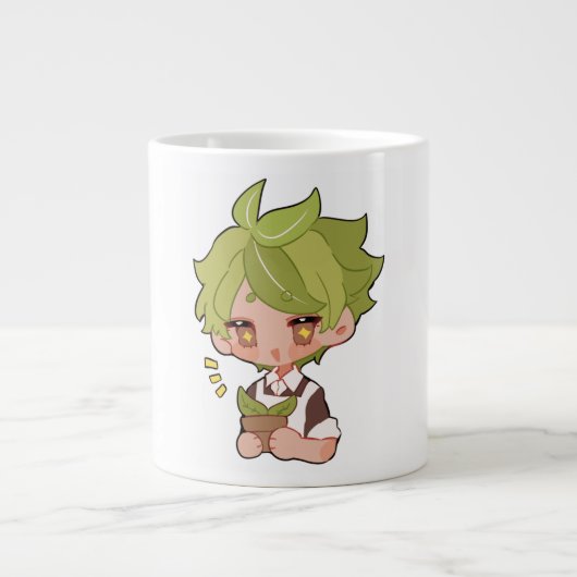 Grande Tasse Cookie verte Weed (Devant)