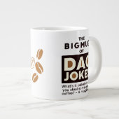 Grande Tasse Cool Papa plaisante Design Texte (Devant droit)