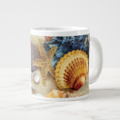 Grande Tasse Coques de mer sur la plage (Devant droit)