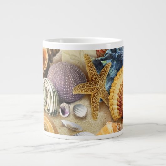 Grande Tasse Coques de mer sur la plage (Devant)