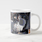 Grande Tasse Coquille de mer rayée (Droite)