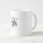 Grande Tasse Corbeau, F-Caw-F Oiseau drôle (Devant droit)