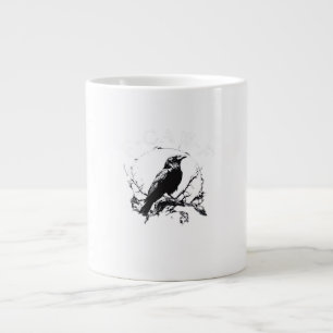 Grande Tasse Corbeau, F-Caw-F Oiseau Drôle Tendance Drôle