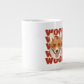 Grande Tasse CORGI AMOUR ouah (Devant)