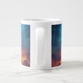 Grande Tasse Cosmic Nebula Abstract Galaxy Space Art (Dos)