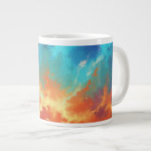 Grande Tasse Cosmic Nebula Abstract Galaxy Space Art (Devant droit)