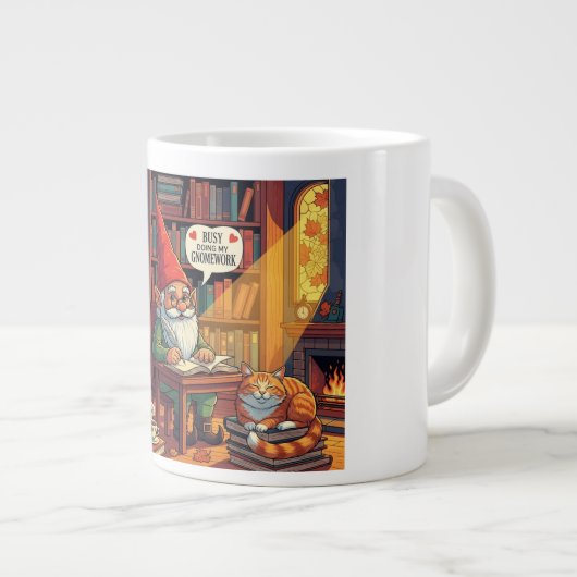 Grande Tasse Cosy gnome faisant son gnome (Devant droit)