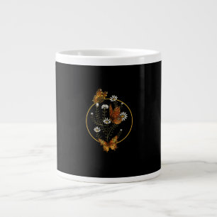Grande Tasse Cottagecore Goblincore Fairycore Graphique Fleur B