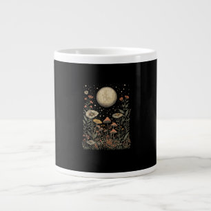 Grande Tasse Cottagecore Lune Champignon Phase Lunaire Goblinco