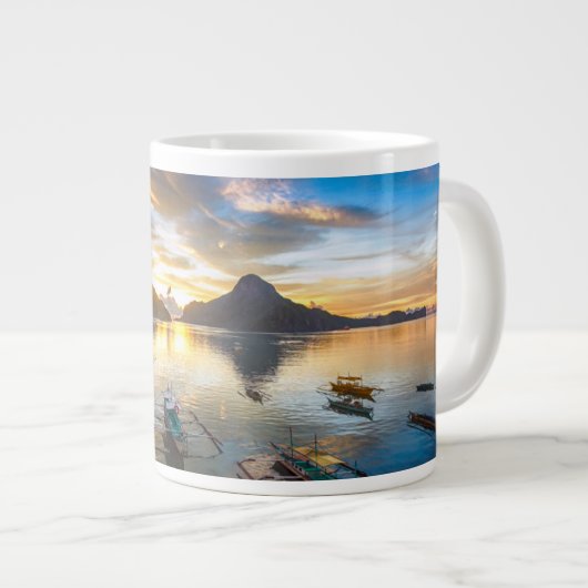 Grande Tasse Coucher de soleil à El Nido (Devant droit)