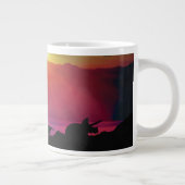Grande Tasse Coucher de soleil de Dinosaur (Droite)