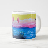 Grande Tasse Coucher de soleil océan (Devant droit)