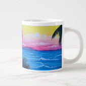 Grande Tasse Coucher de soleil océan (Droite)