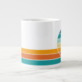 Grande Tasse Coucher de soleil rétro 78 (Devant)