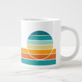 Grande Tasse Coucher de soleil rétro 78 (Droite)